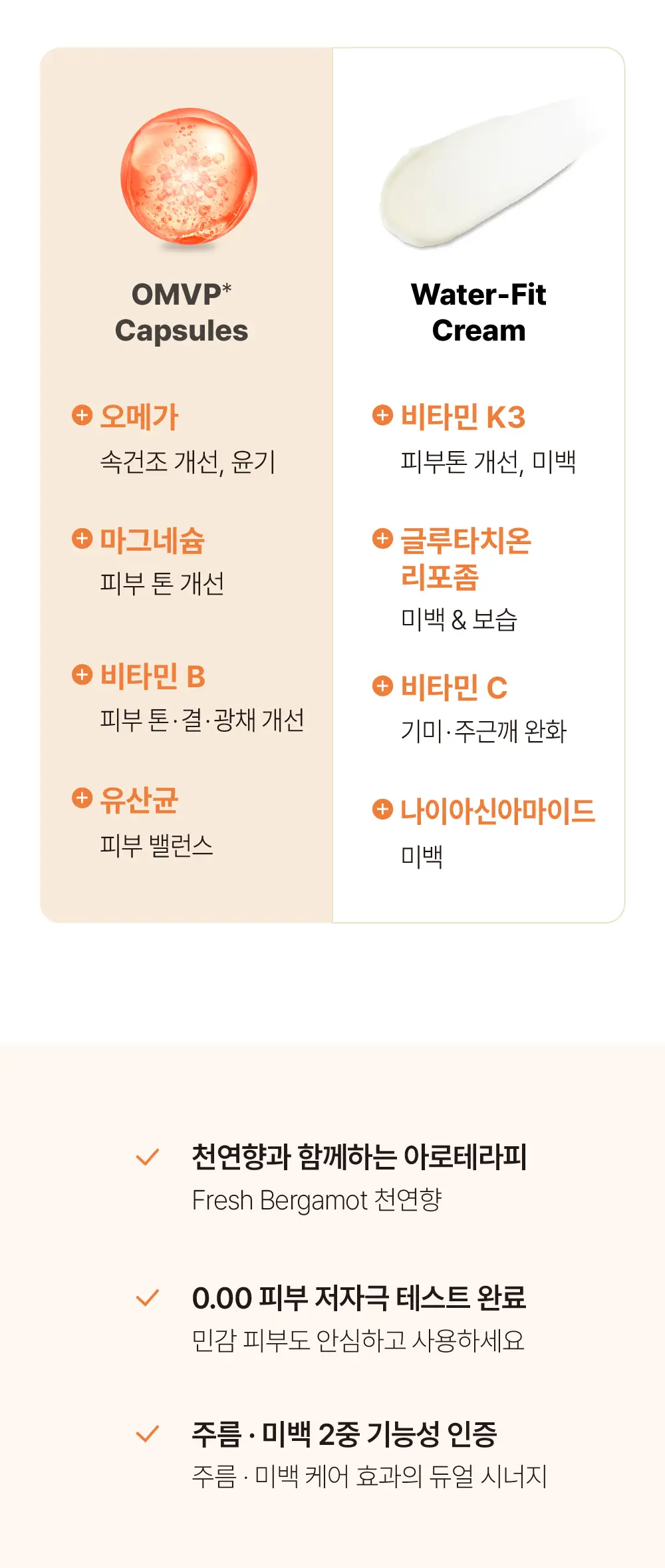 [OMVP 캡슐크림]LBB 퓨어 래디언스 크림 50ml 상세페이지 7